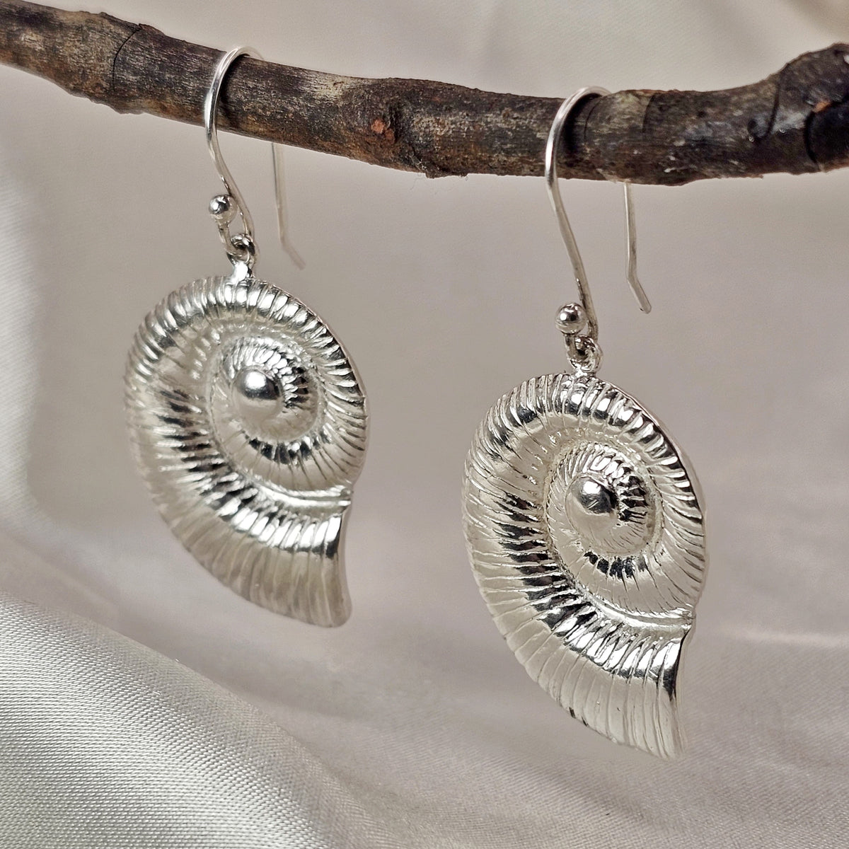 Nautilus Shell Earrings