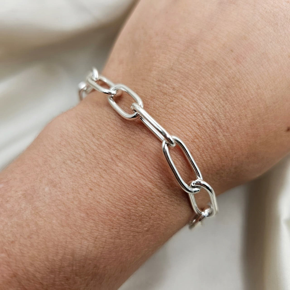Paperclip Link Bracelet