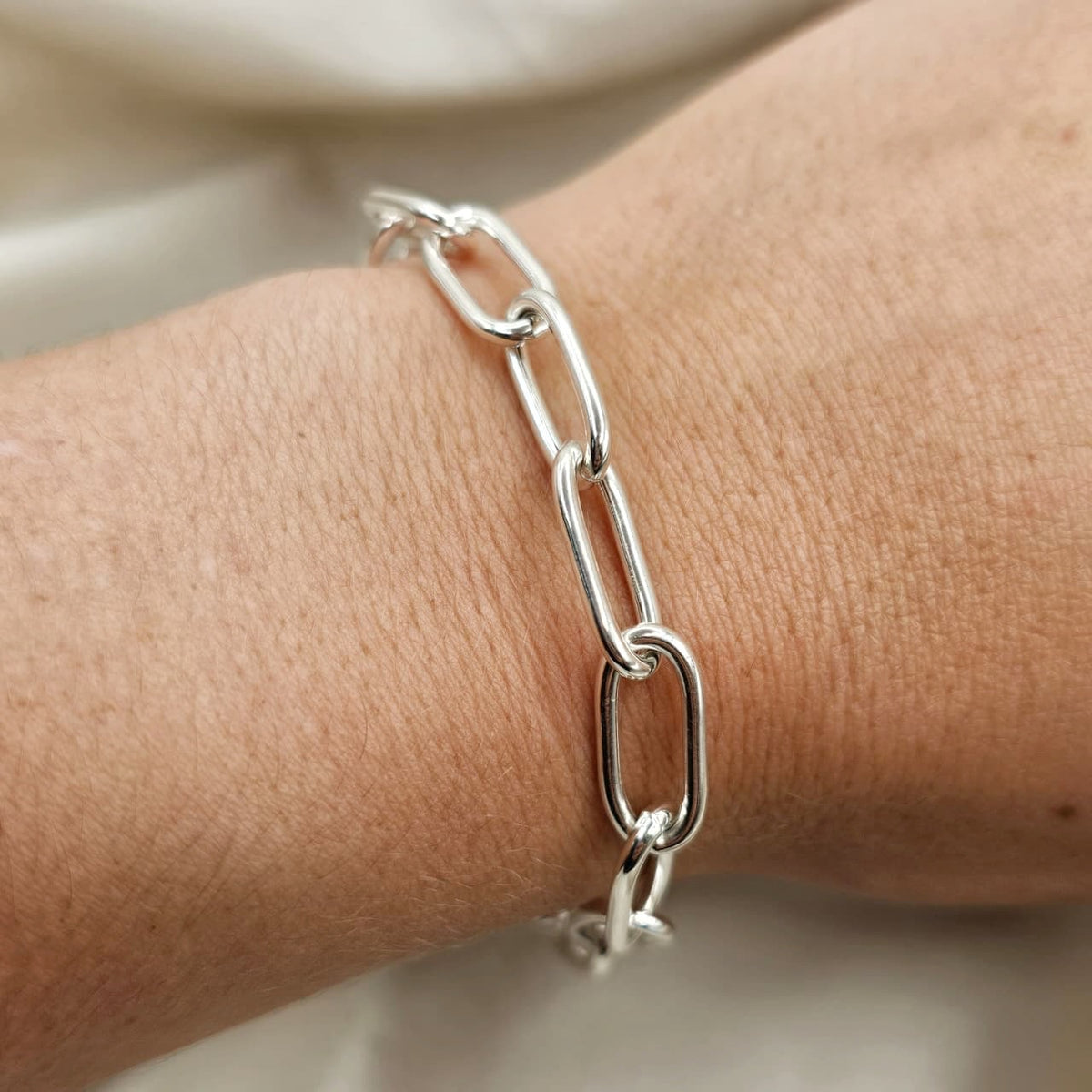 Paperclip Link Bracelet