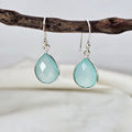 Blue Onyx Drop Earrings