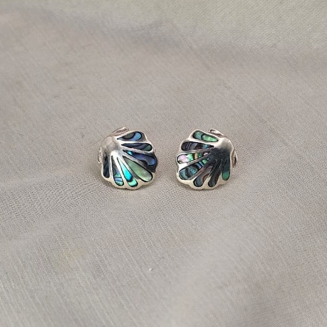 Abalone Seashell Stud Earrings