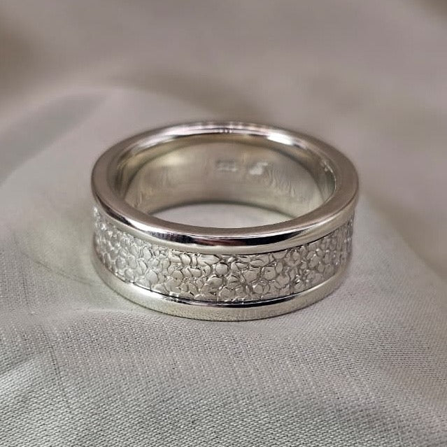 Textured Spinner Ring