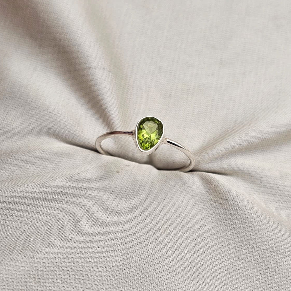 Peridot Stacking Ring