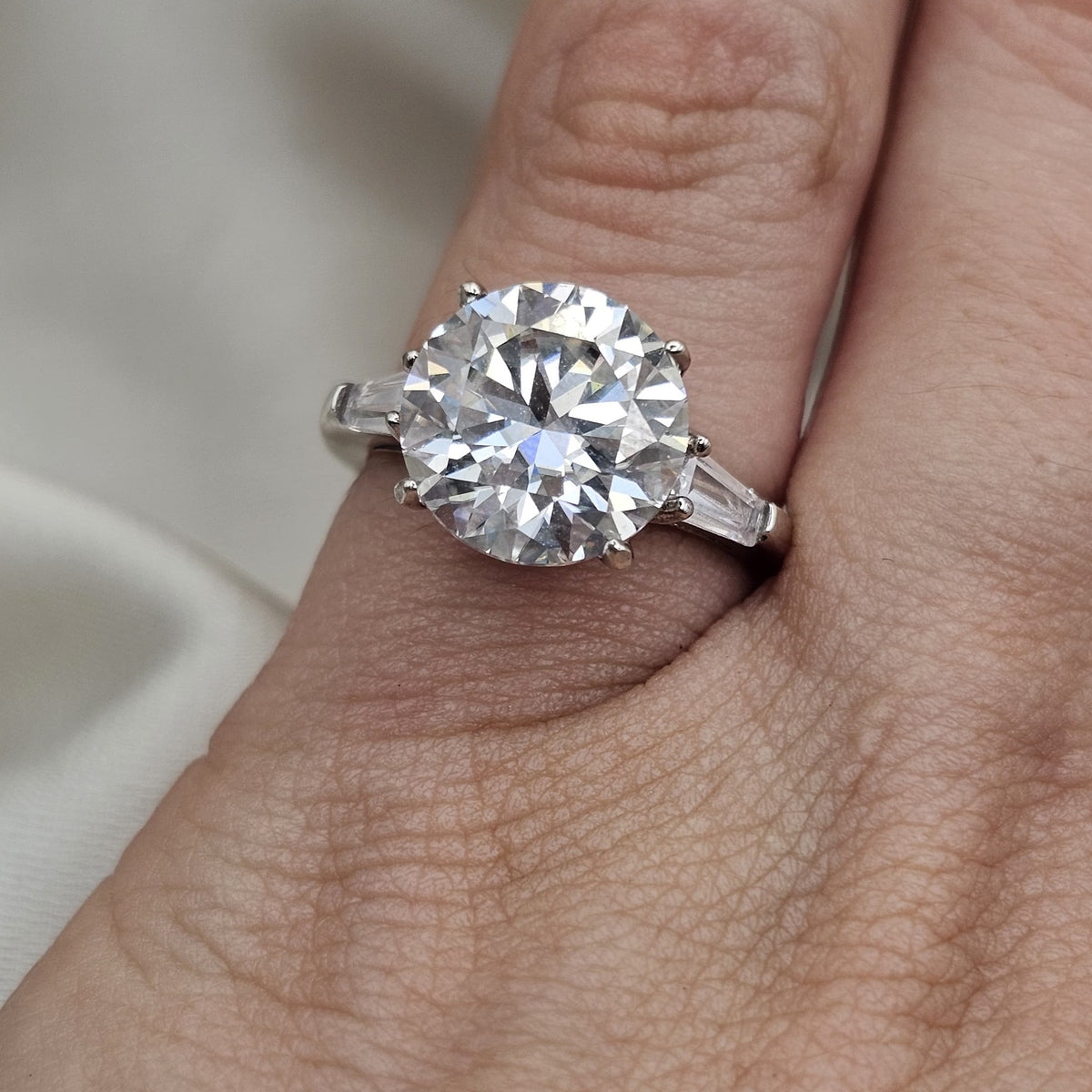 Moissanite Statement Ring