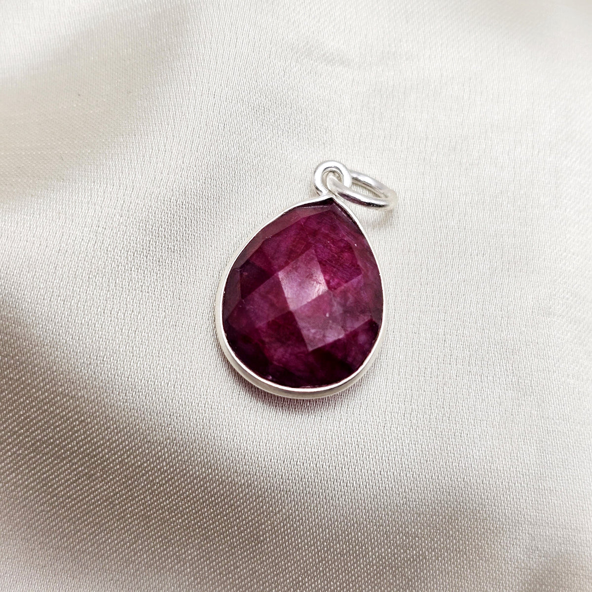 Ruby Teardrop Pendant image 1