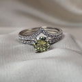 Moissanite Ring Set