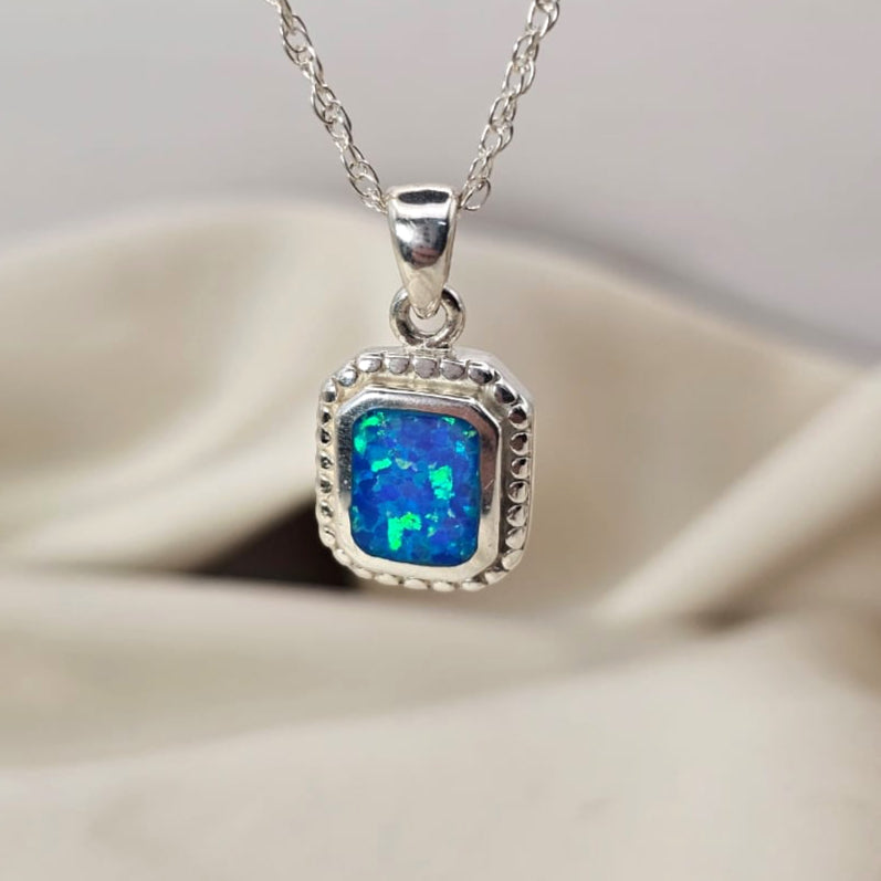 Blue Opaline Pendant image 3
