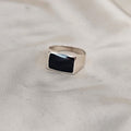 Black Onyx Inlay Ring