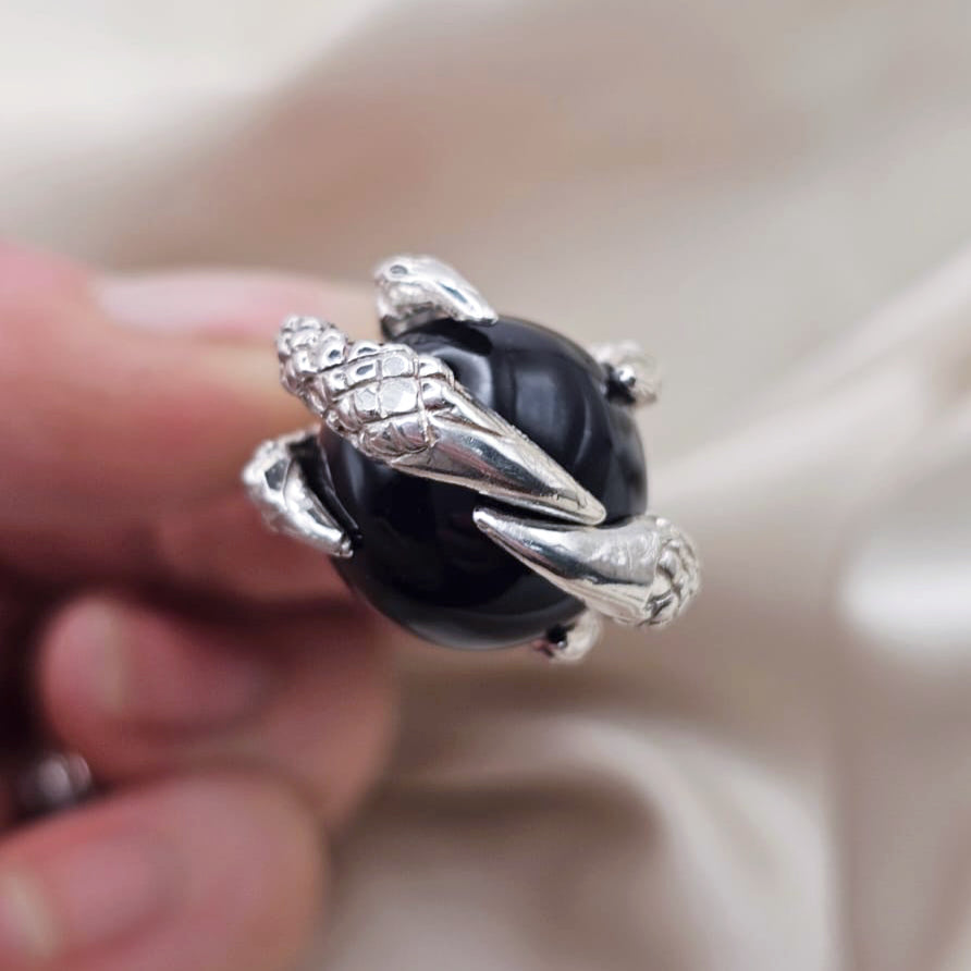 Eagle Claw Pendant with Black Onyx image 5