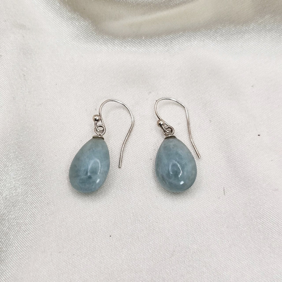 Teardrop Larimar Earrings