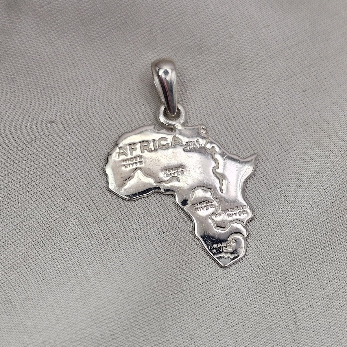 Africa Map Pendant