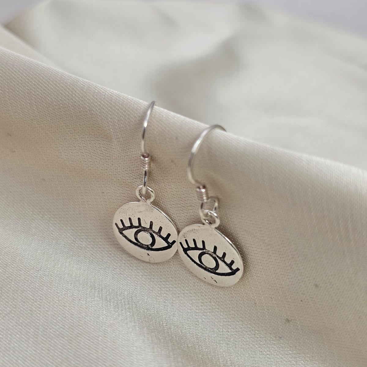 Evil Eye Drop Earrings image 1
