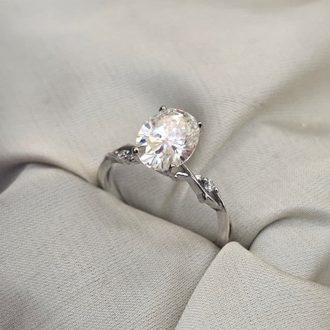 Moissanite Ring Pair