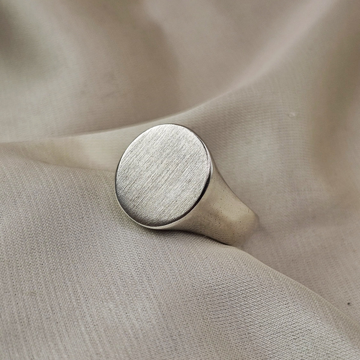 Round Signet Ring