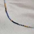 18k Gold Plated Stainless Steel Beaded Necklace
