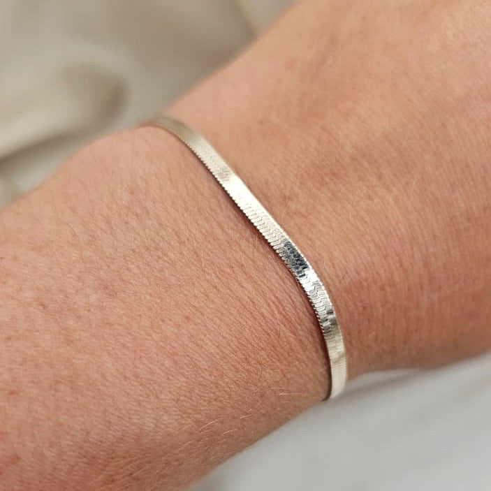 Herringbone Chain Bracelet