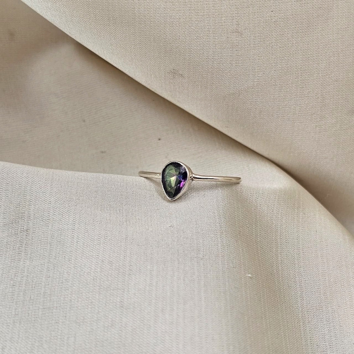 Mystic Topaz Stacking Ring