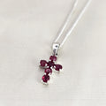 Ruby Cross Pendant image 1