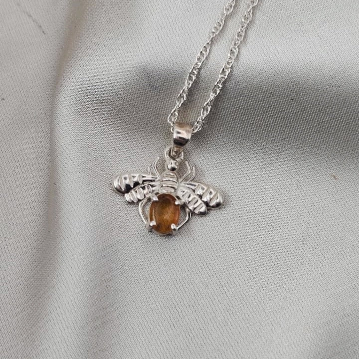 Amber Bee Pendant
