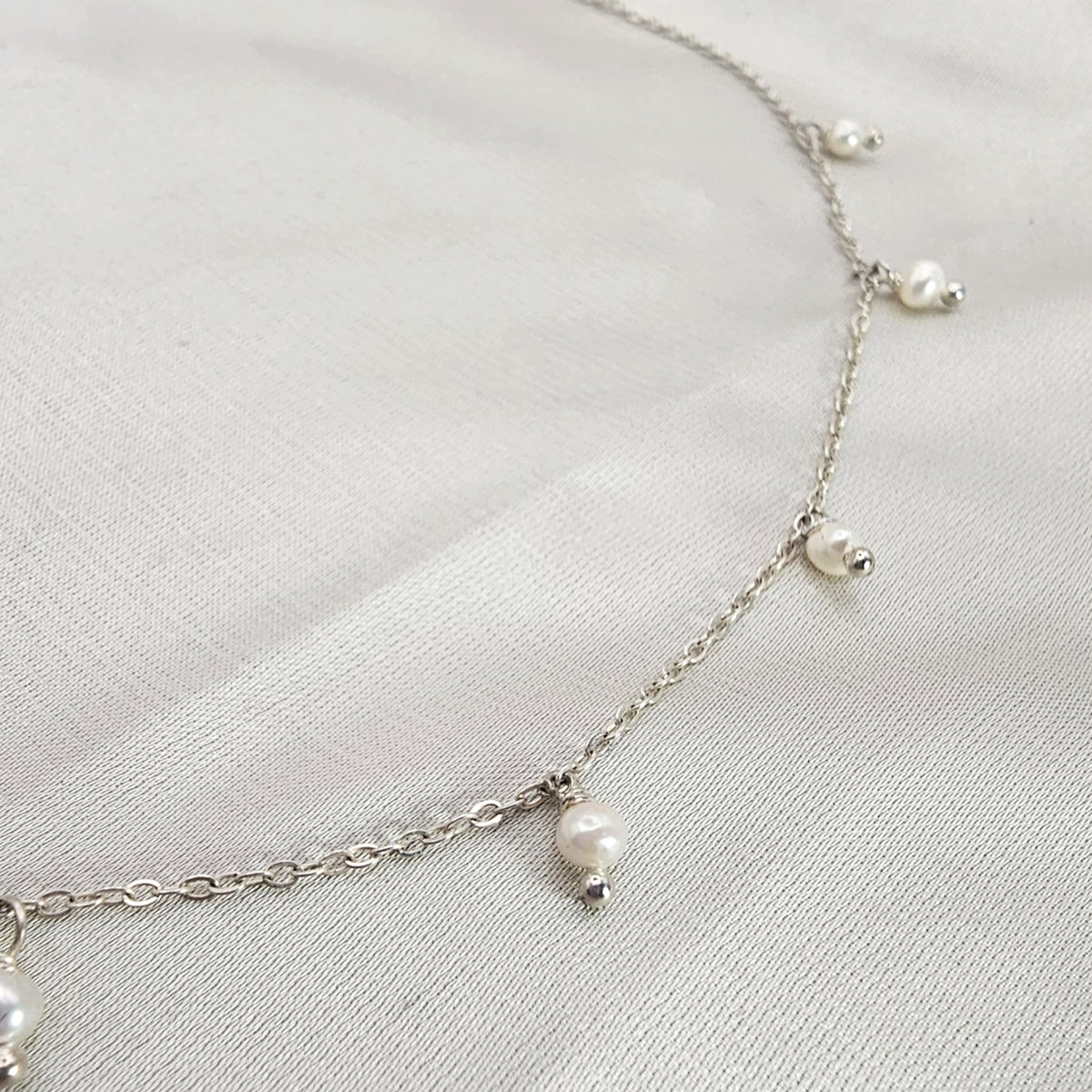 Freshwater Pearl Drop Necklace image 0