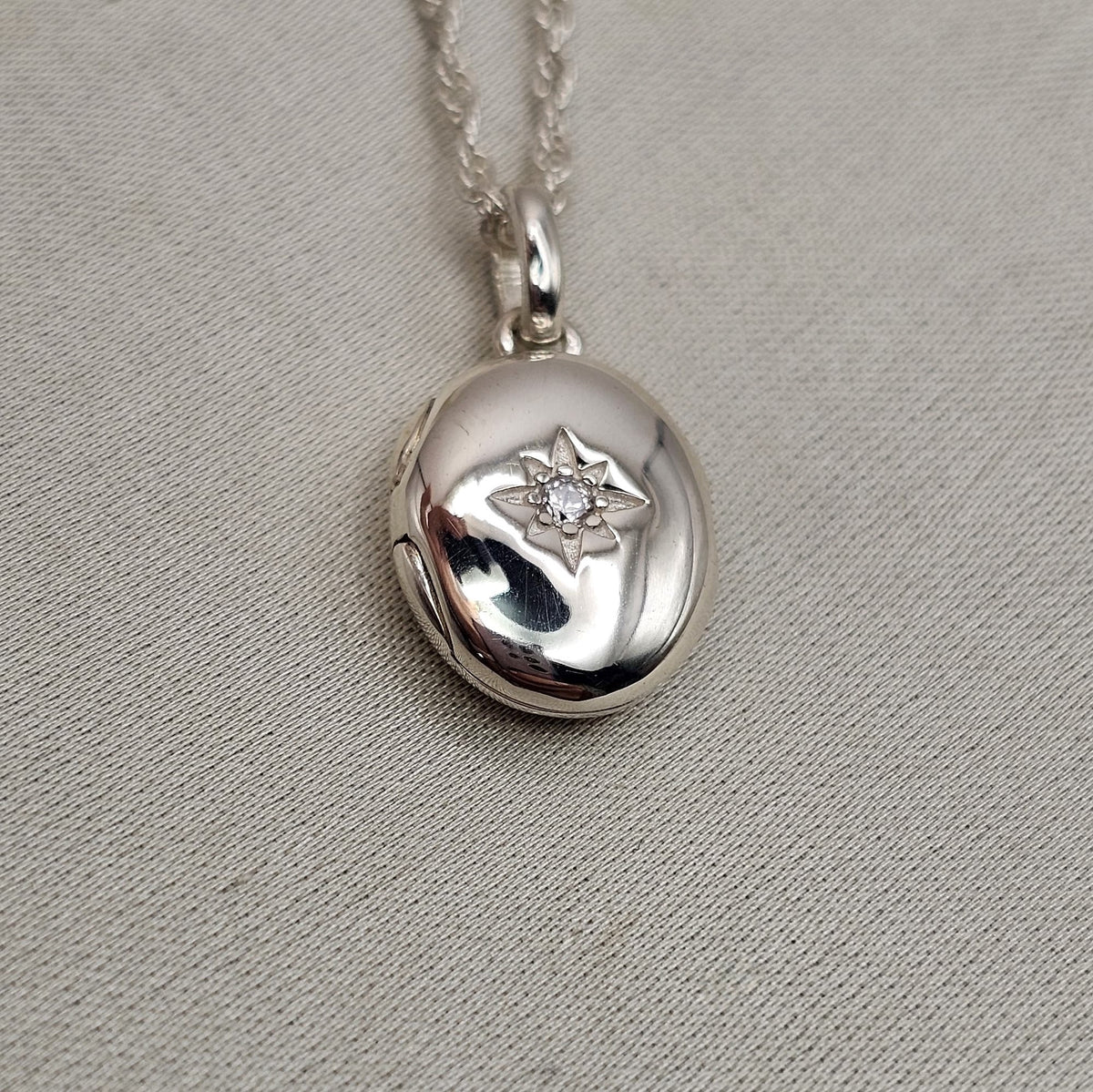 Starburst Locket Pendant