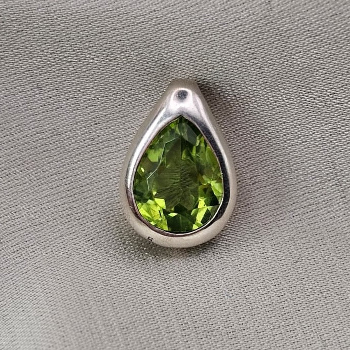 Peridot Teardrop Pendant
