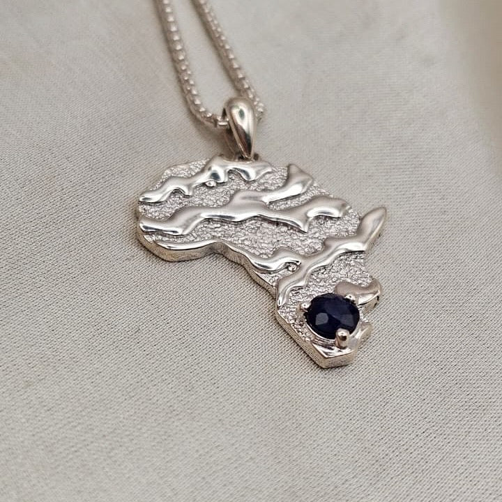Africa Sapphire Pendant