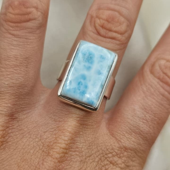 Larimar Statement Ring
