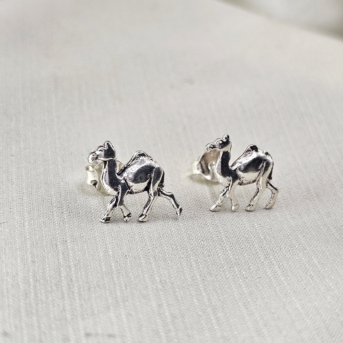 Camel Stud Earrings