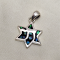 Opaline Jewish Star Pendant image 0
