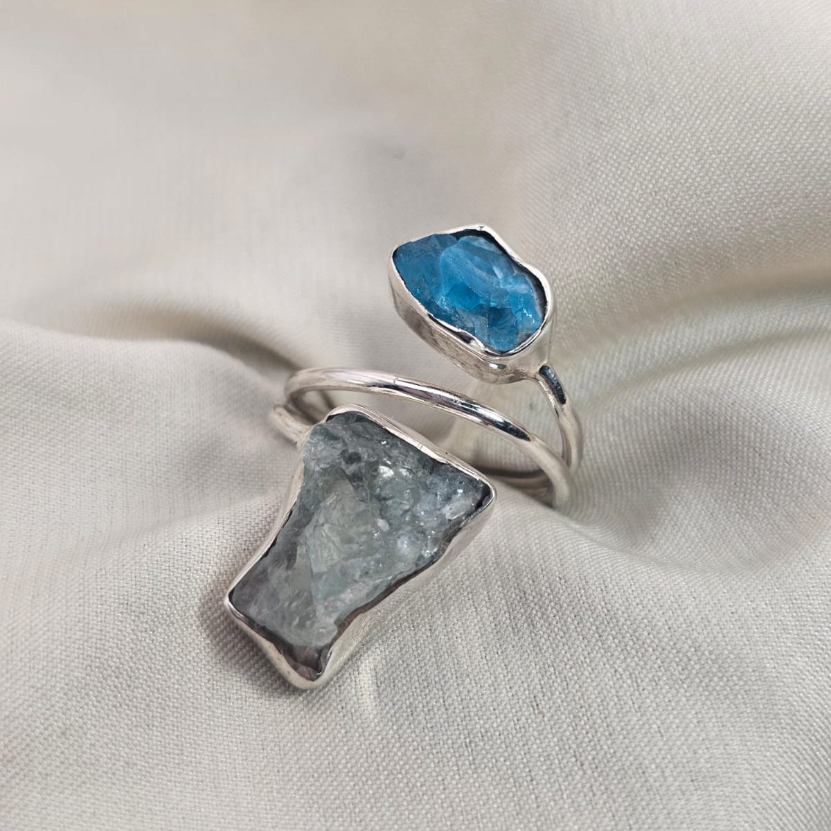Aquamarine Wrap Ring image 2