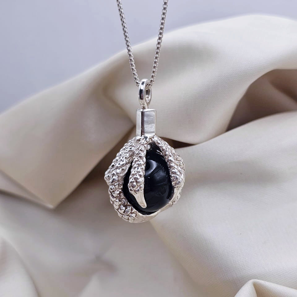 Eagle Claw Pendant with Black Onyx image 3