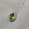 Peridot Teardrop Pendant