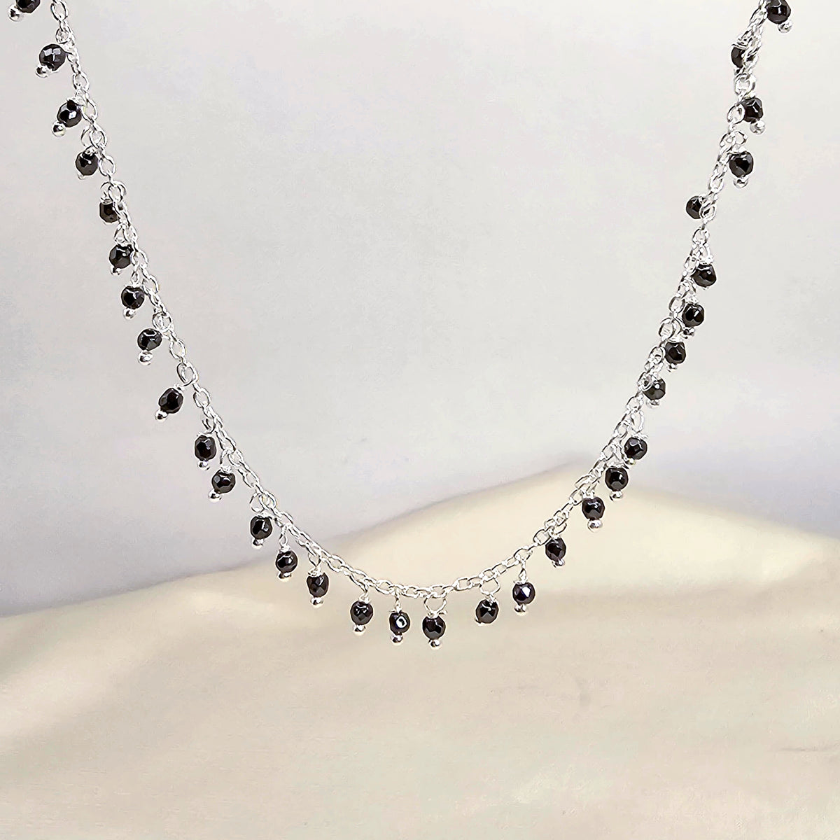 Hematite Beaded Necklace image 4