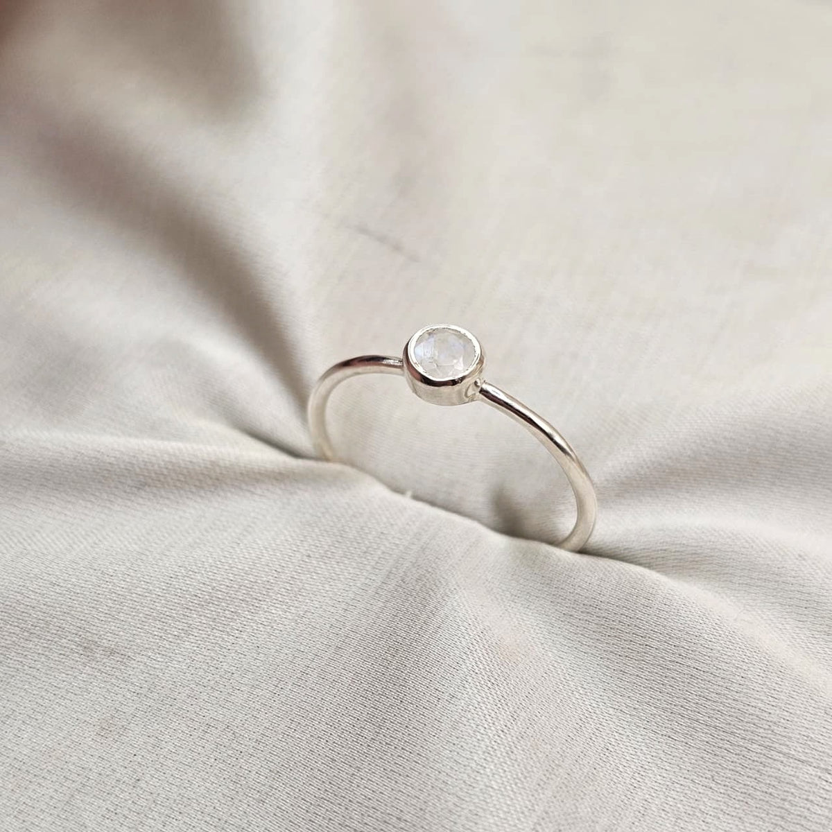Moonstone Stacking Ring