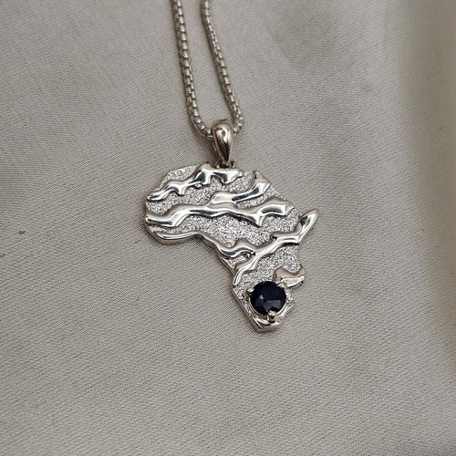 Africa Sapphire Pendant