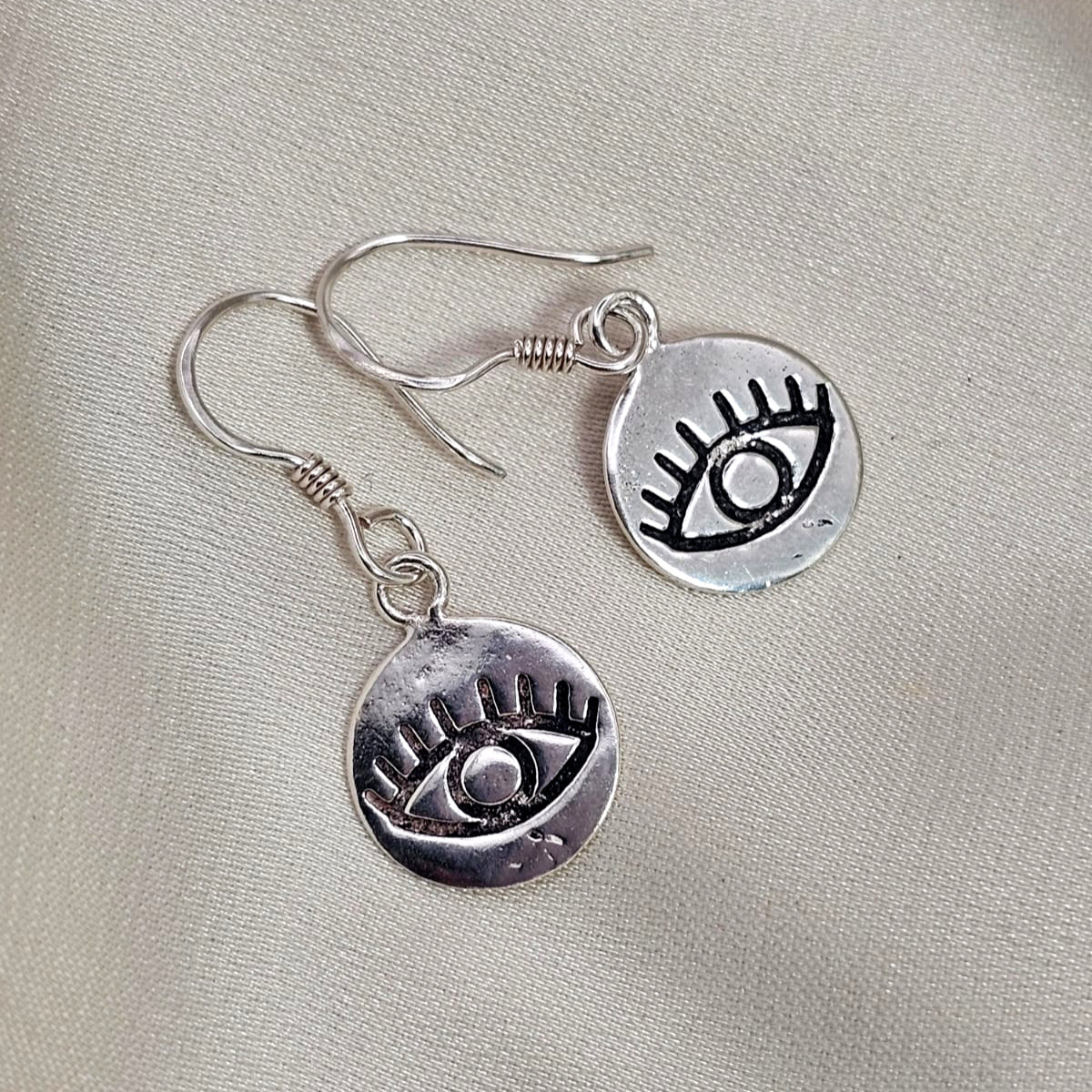 Evil Eye Drop Earrings image 0