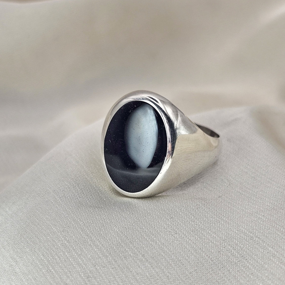 Black Onyx Statement Ring