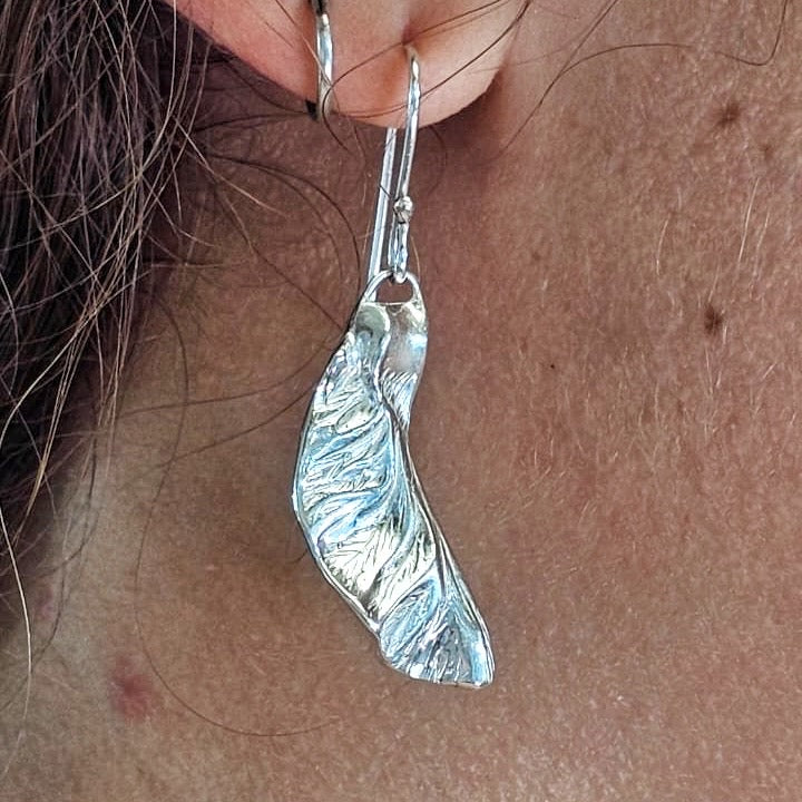 Popping Seed Pod Drop Earrings