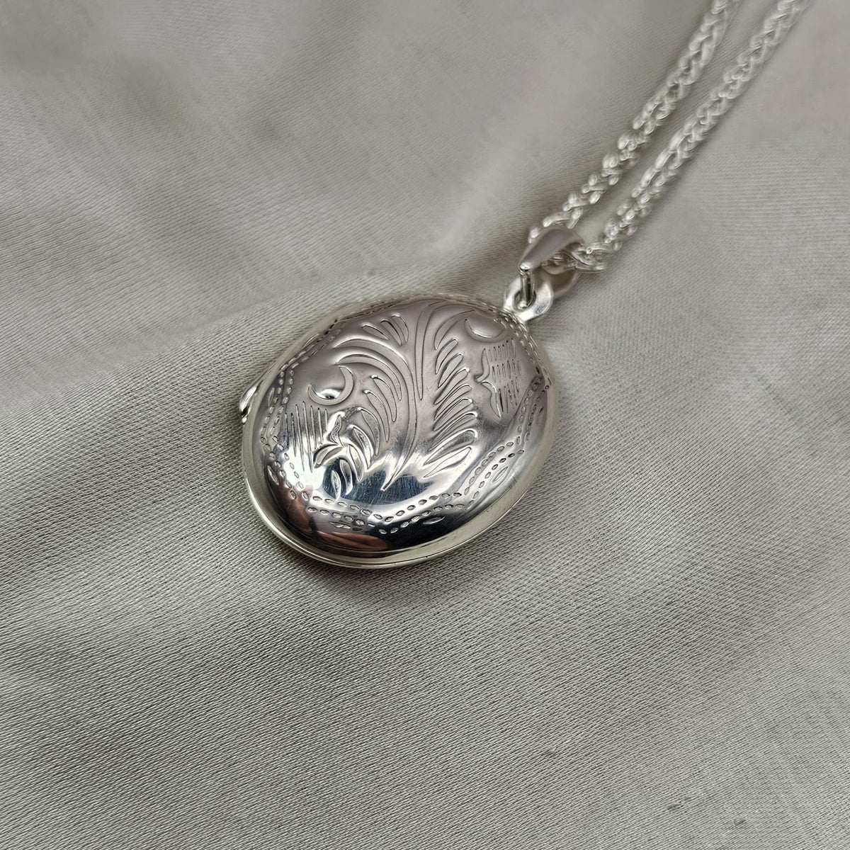 Oval Locket Pendant