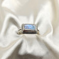 Rectangular Moonstone Ring image 0