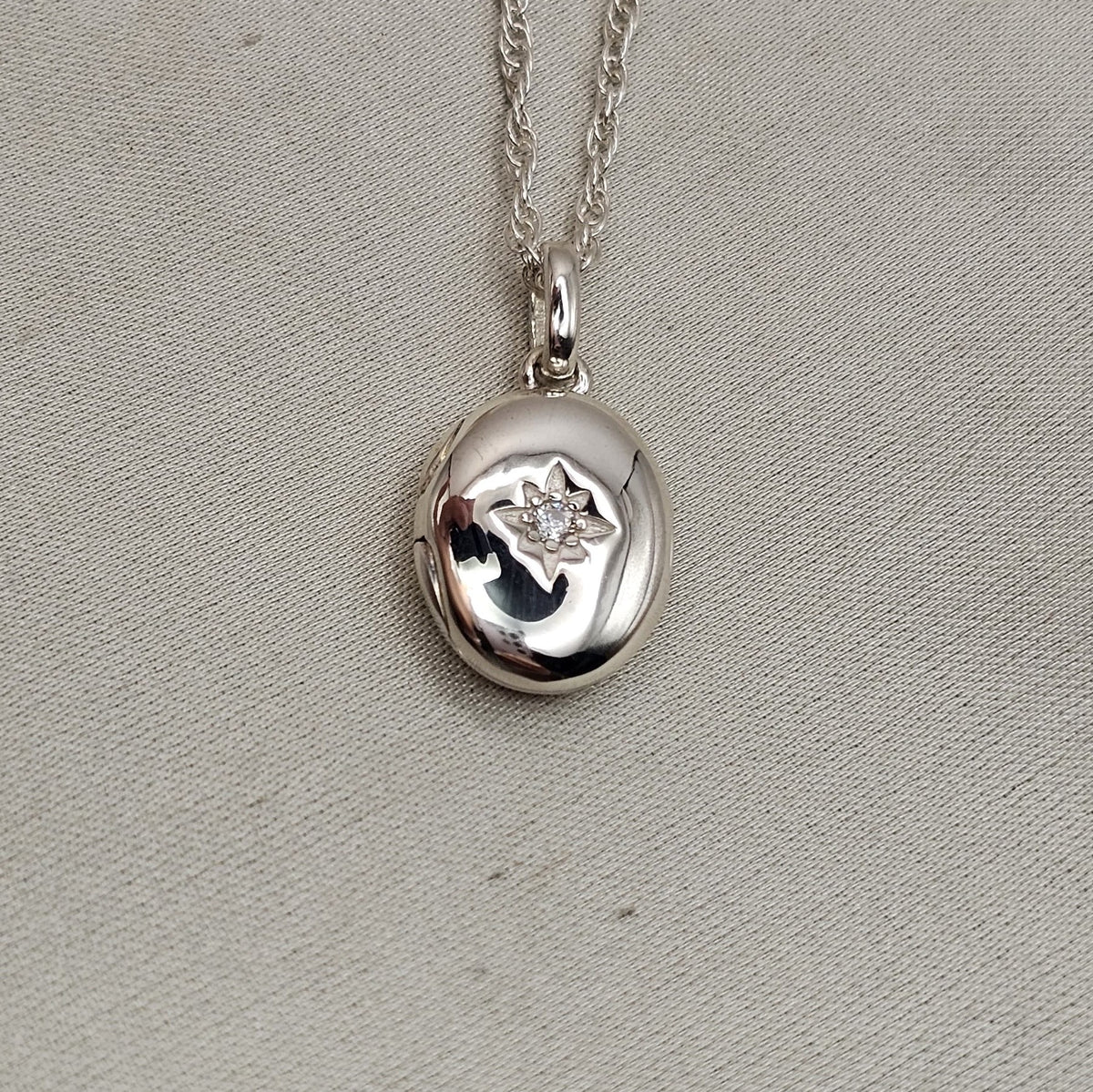 Starburst Locket Pendant