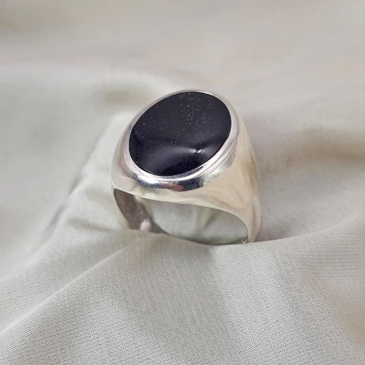 Black Onyx Statement Ring