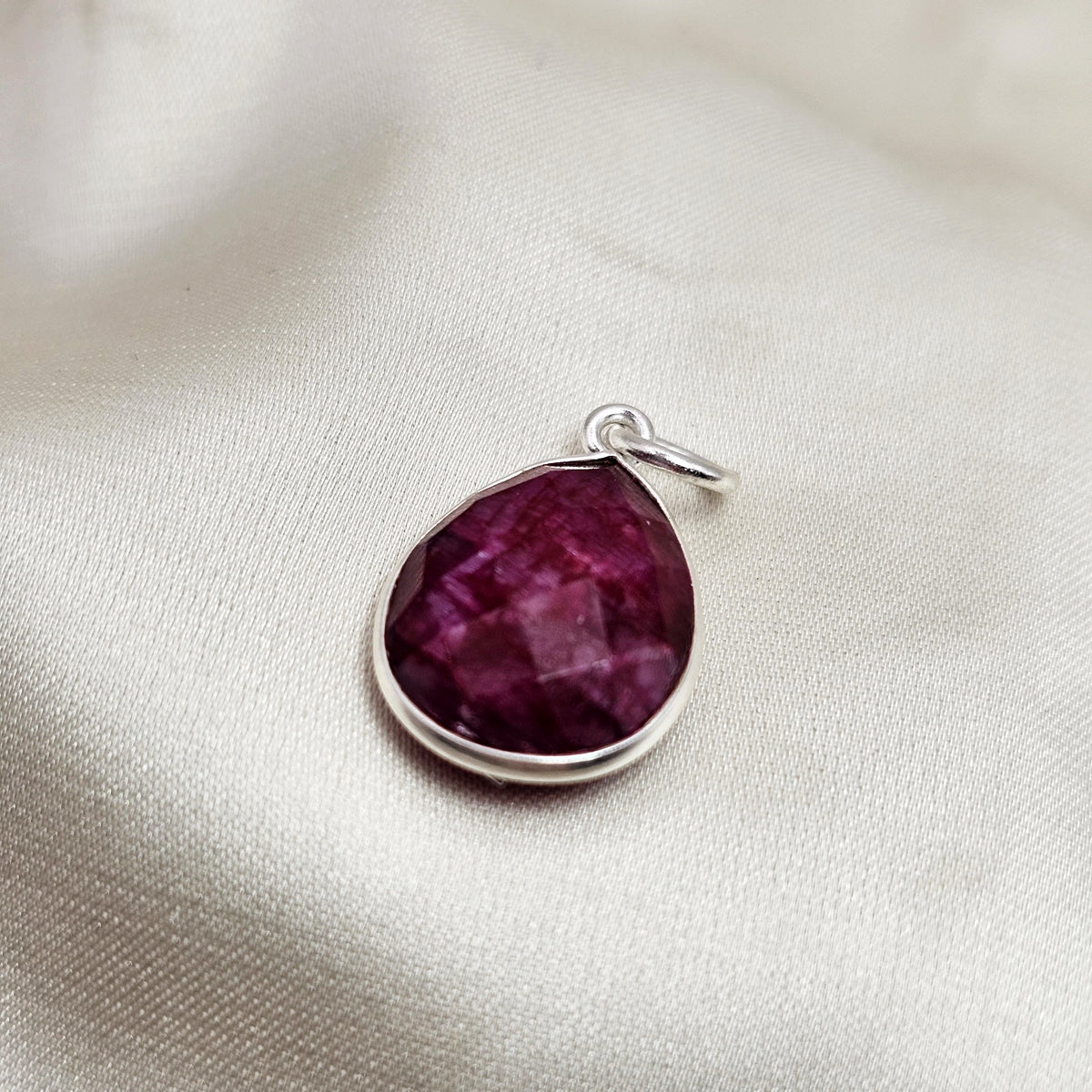 Ruby Teardrop Pendant image 3