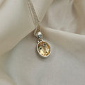 Oval Citrine Pendant image 0