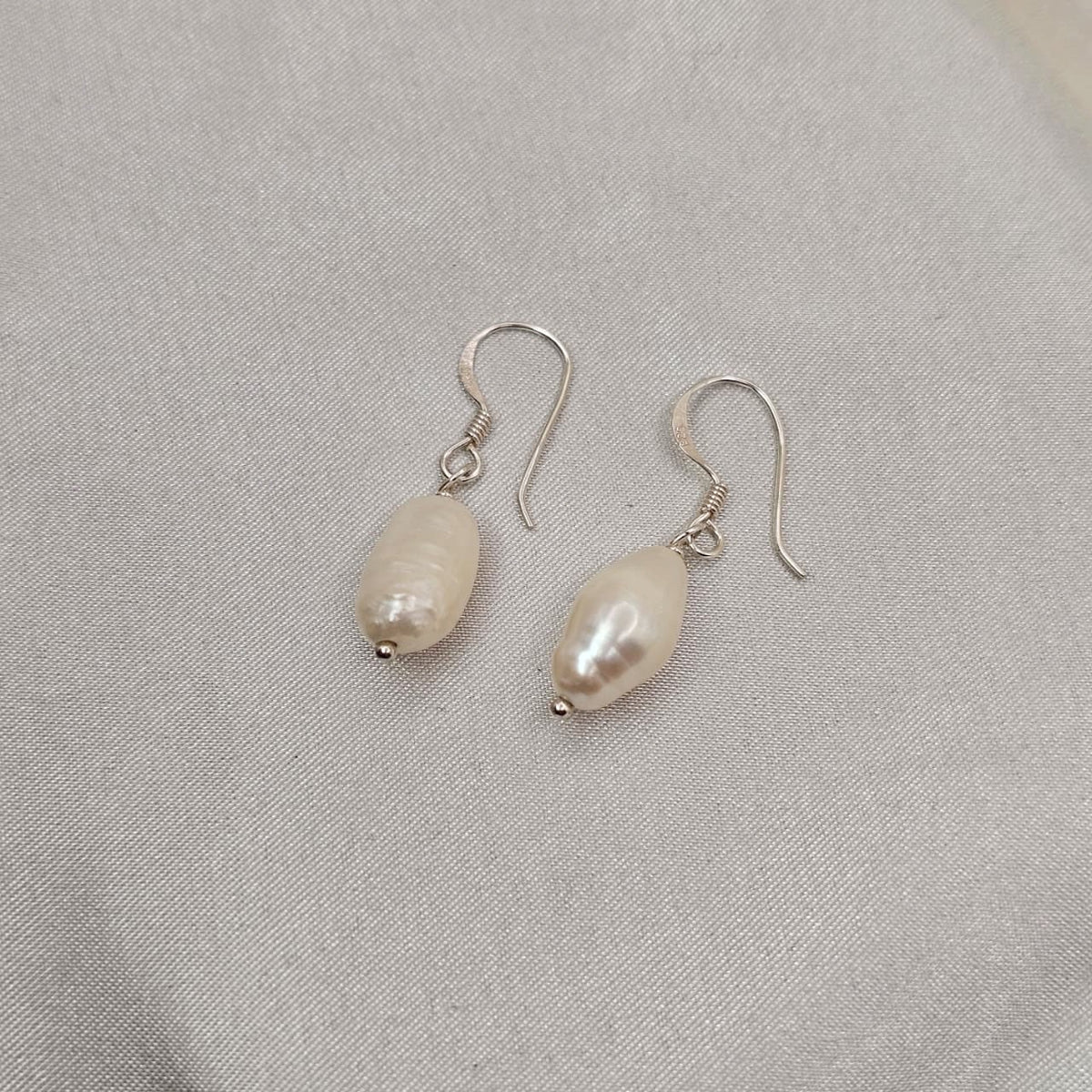 Biwa Freshwater Pearl Drop Earrings