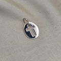Oval Cross Pendant