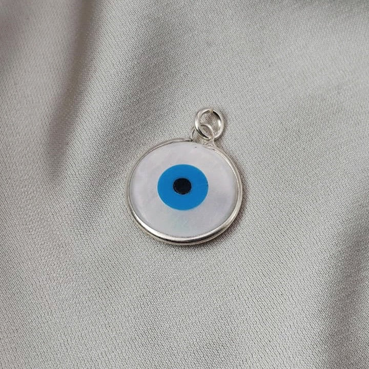 Enamel Evil Eye Pendant