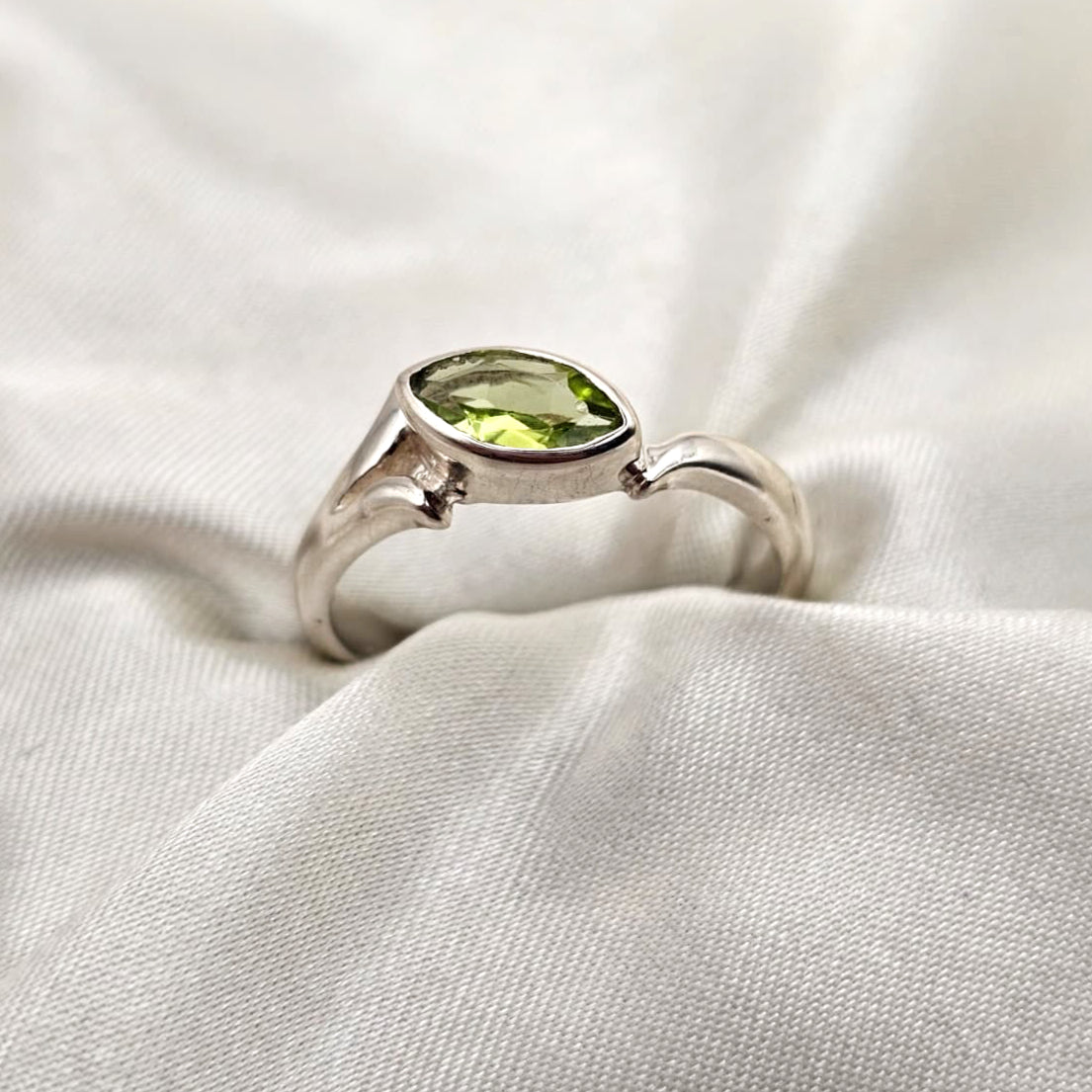 Peridot Marquise Ring image 0