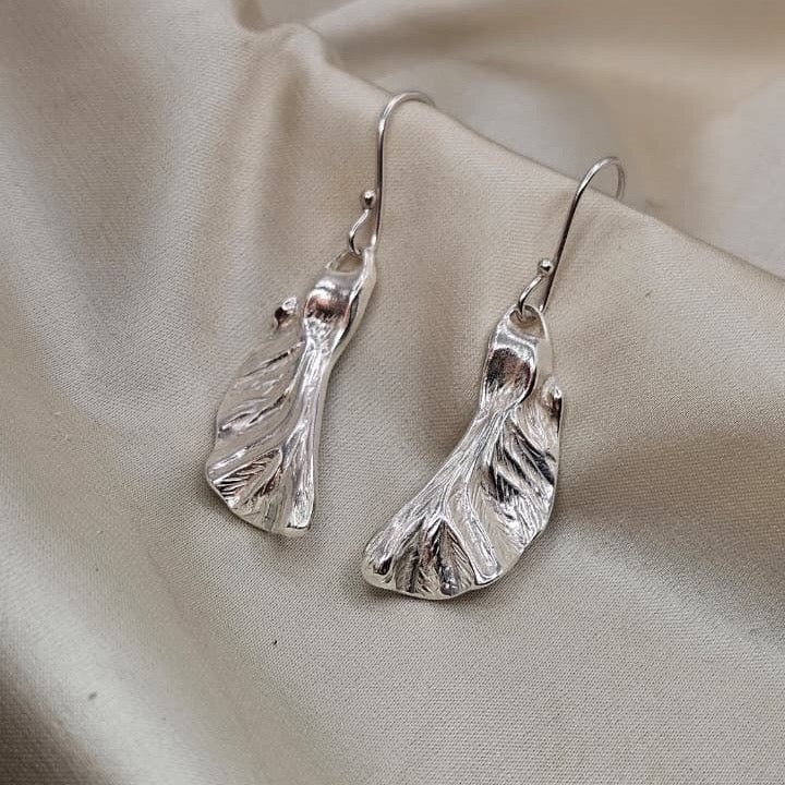 Popping Seed Pod Drop Earrings